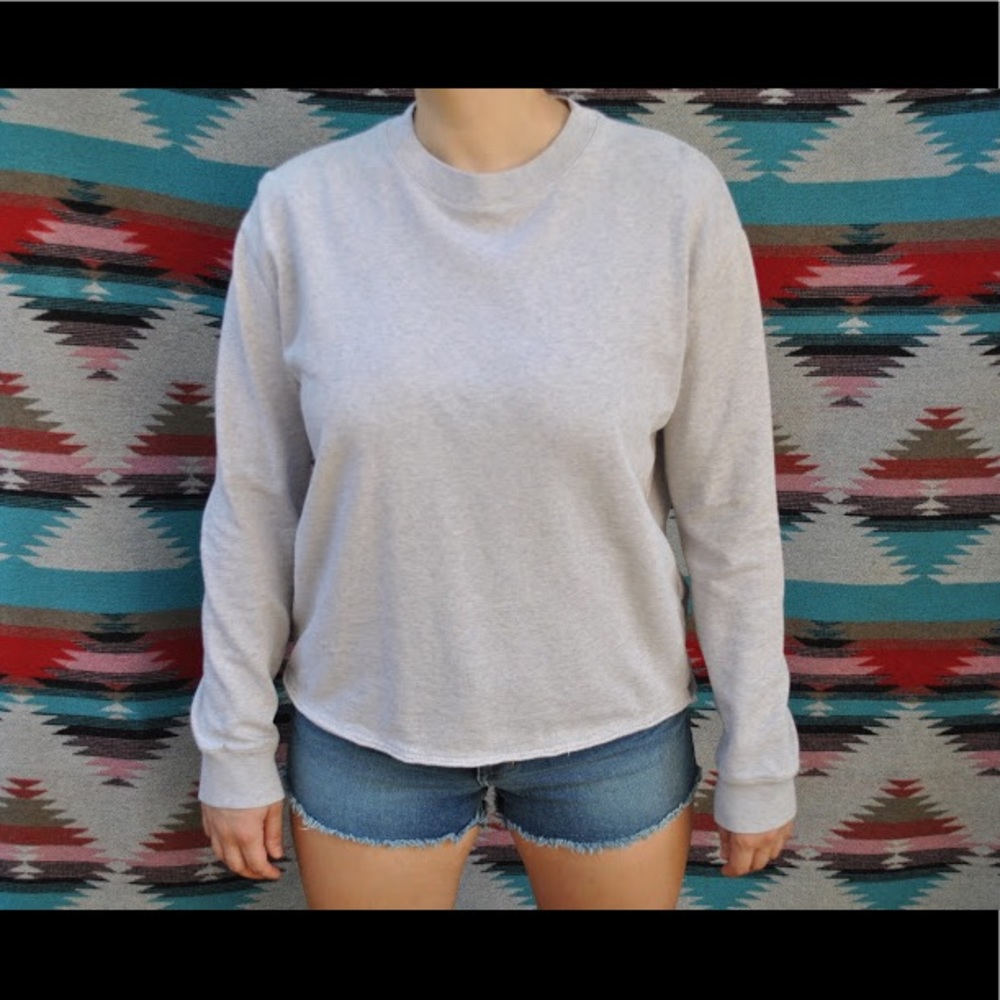Cream All saints Sweatshirt with raw hem